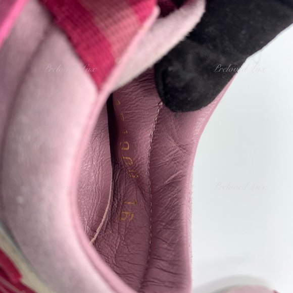 Auth Gucci Baby Pink Logo Shoes Size EU 16 - Picture 9 of 15